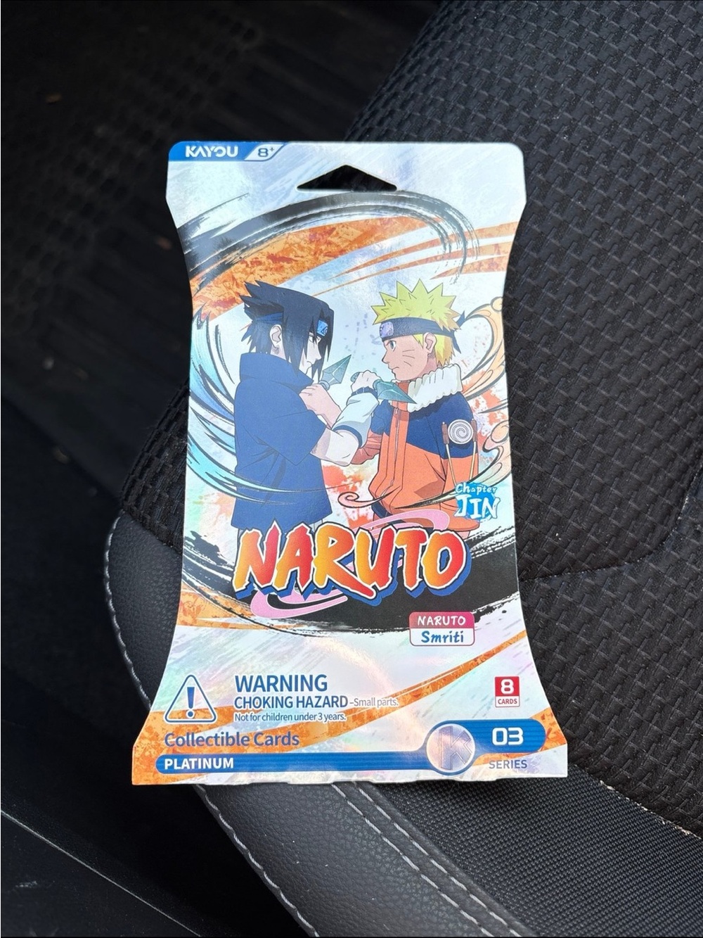 Naruto Collectible Cards Pack - Blue & Orange